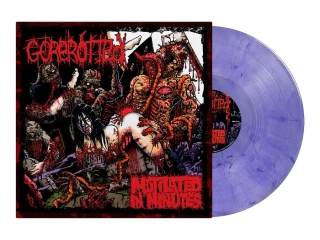 GOREROTTED - Mutilated In Minutes LP (Old Purple Marble Vinyl)